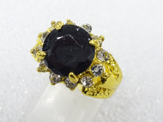 Colored stone ring (size 18)